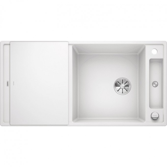 Кухонная мойка BLANCO AXIA III XL 6 S с доской из стекла белый  523514