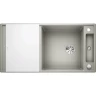 Кухонная мойка BLANCO AXIA III XL 6 S с доской из стекла жемчужный  523513