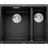 Кухонная мойка BLANCO SUBLINE 340/160-U (чаша слева) черный  525985