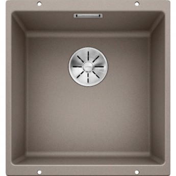 Кухонная мойка BLANCO SUBLINE 400-U серый бежевый  Кухонная мойка BLANCO SUBLINE 400-U серый бежевый