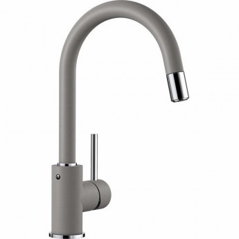 Смеситель BLANCO MIDA-S SILGRANIT алюметаллик 