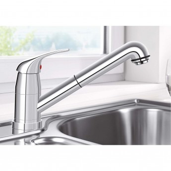 Смеситель складной BLANCO DARAS-S-F с выдвижной лейкой 